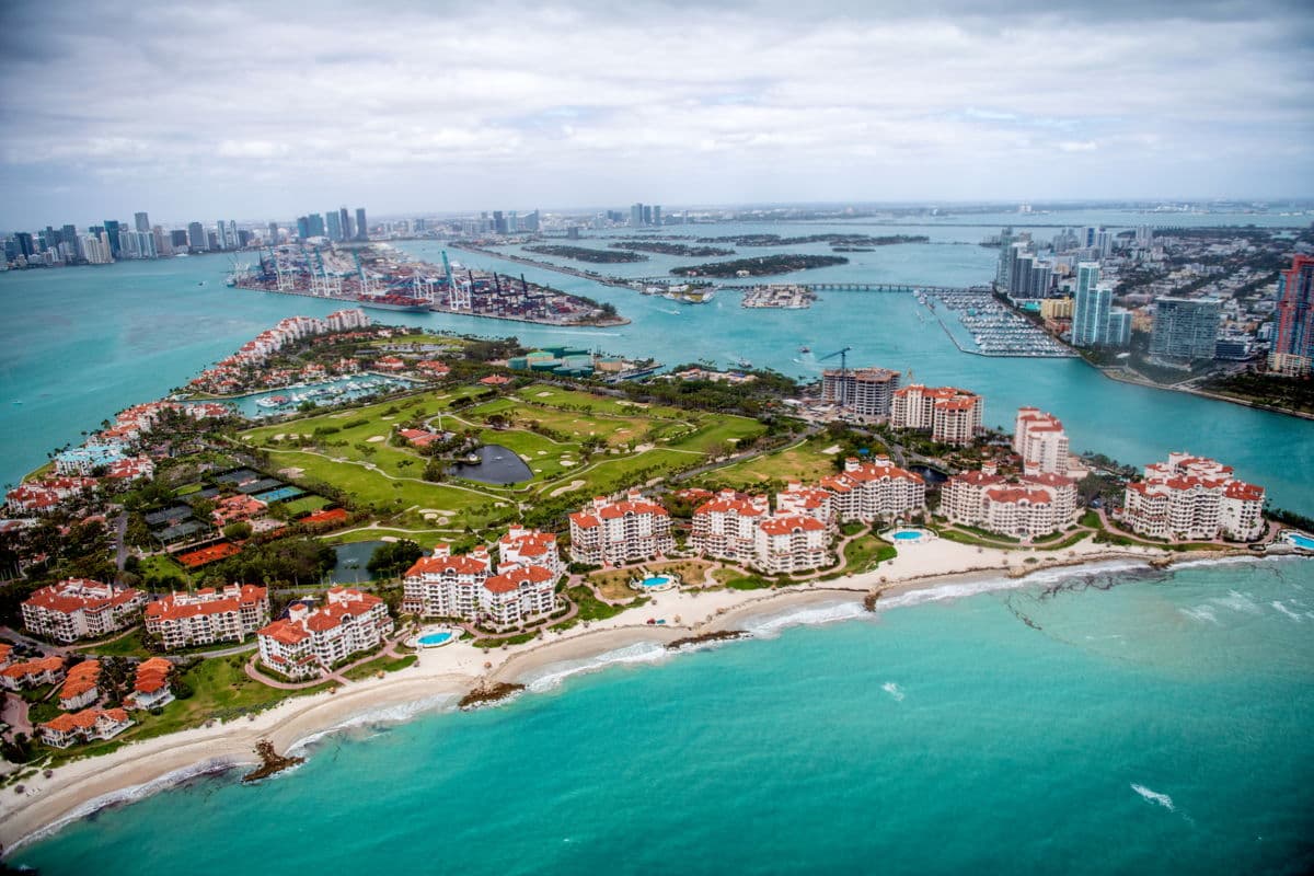 skyview of FISHER ISLAND